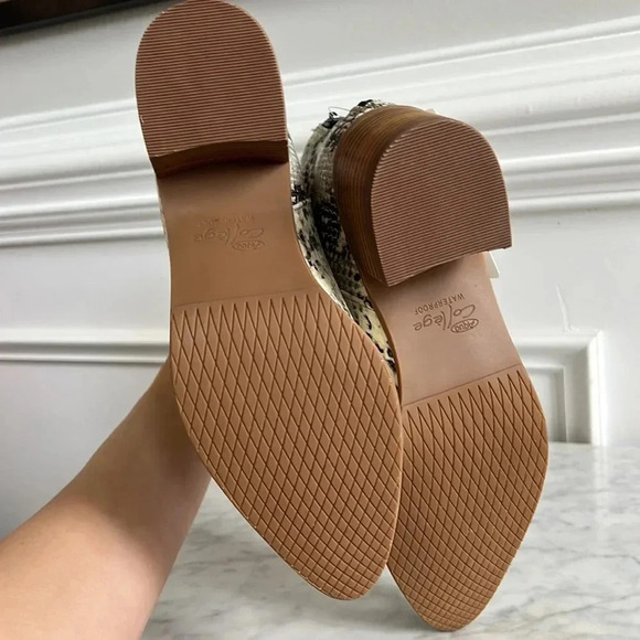 Emily Booties Natural Snake Leather Size 7.5 8 - Picture 7 of 8